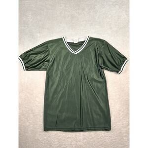 Vintage 80s 90s DON ALLESON Jersey Pullover Baseball Jersey USA Small Green